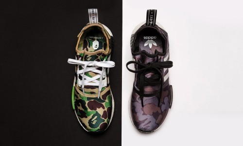 近赏 A BATHING APE® x adidas Originals 联名 NMD R1