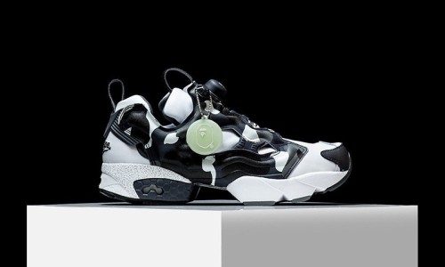 A BATHING APE® 携手 mita sneakers、Reebok 带来有点像熊猫的 Instapump Fury