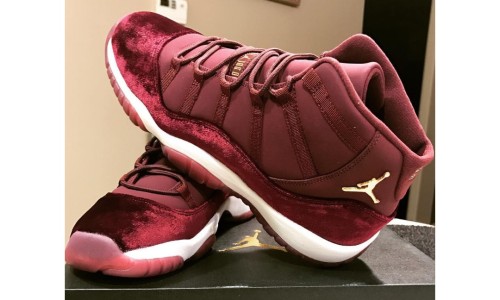 把天鹅绒用在 Air Jordan XI 上会是什么样子？
