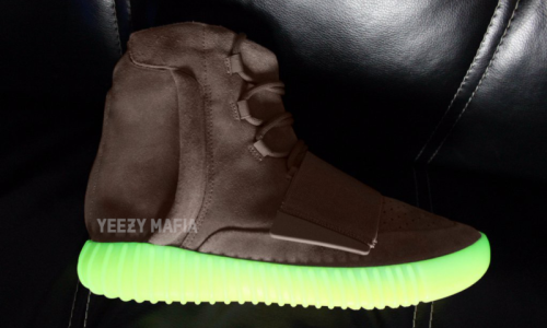 Yeezy Boost 750 “Chocolate” 也有夜光 Boost 大底