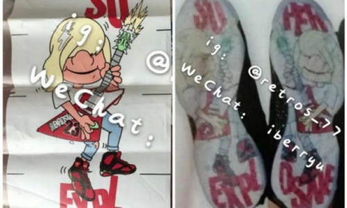 “弹吉他的男孩”，Air Jordan VII “Doernbecher” 细节图曝光