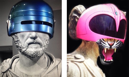 拼贴艺术家 Kostas Seremetis 发布了新作品：美式动漫遇上古希腊神