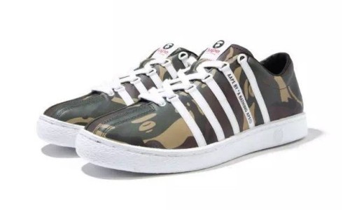 AAPE BY A BATHING APE® x K-SWISS CLASSIC 66 复古网球鞋款