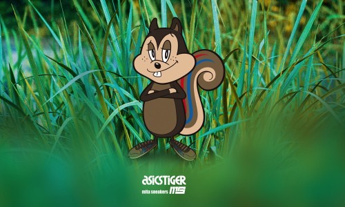 新宿的松鼠，ASICS Tiger x mita sneakers GT-II  Squirrel 鞋款