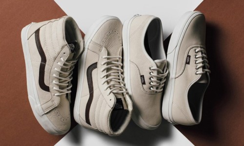 VANS 推出 “Blanc de Blanc” 皮革系列鞋款