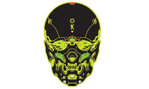 ©1KCORP 全新配色 “合成骨骼” 钉章开售