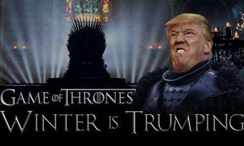对于川普当选总统，《权利的游戏》原作者表示：“凛冬将至。”
