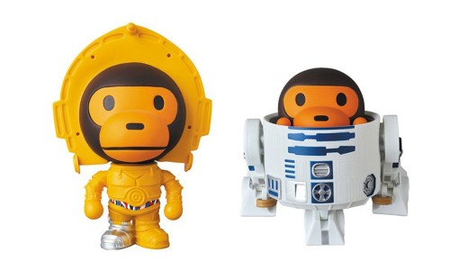 同时讨好三群粉丝，MEDICOM TOY x BAPE®️ x 星战联名玩偶释出