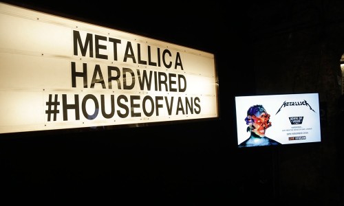 Metallica 伦敦 House of Vans 活动现场