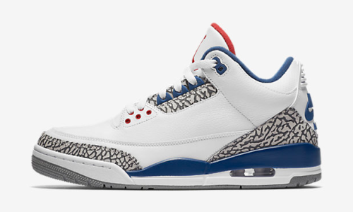 Air Jordan III Retro “True Blue” 官网全码在售，你还在等什么？