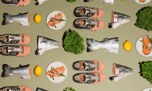 HUMMEL x mita sneakers 带来一道三文鱼 “大餐”