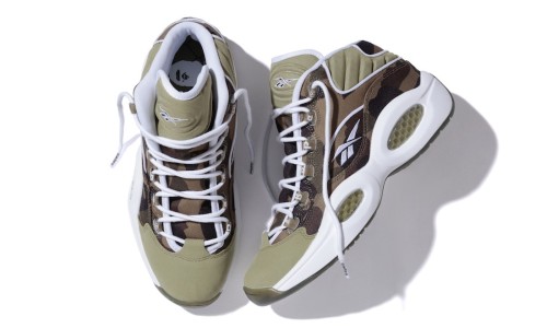 拥有 BAPE® CAMO 的 Reebok Question Mid 公布发售日期