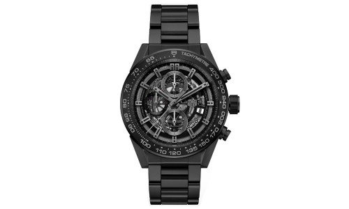 TAG HEUER CARRERA HEUER-01 黑色陶瓷腕表