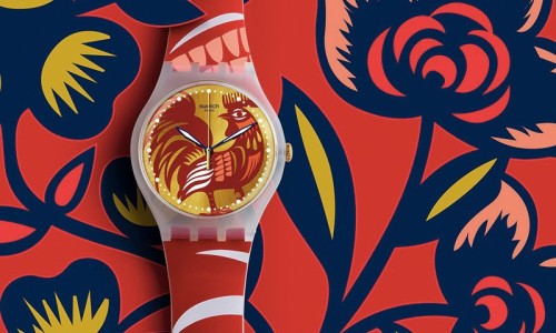 SWATCH 带来鸡年别注款限定款手表