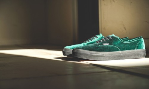 天鹅绒的特殊质感，VANS AUTHENTIC V44 “VELVET” 鞋款