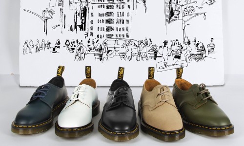 DR.MARTENS x ENGINEERED GARMENTS 1461 联名鞋款