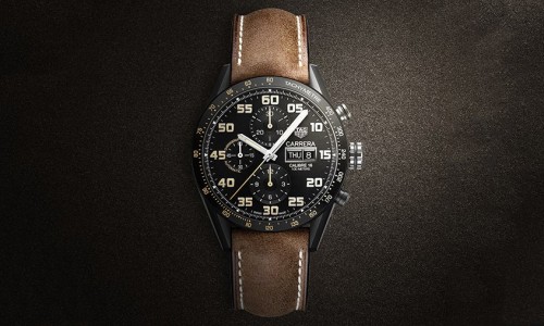 TAG HEUER Carrera Calibre 16 黑色钛金属腕表