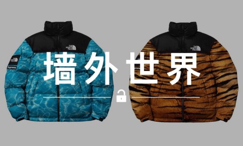墙外世界 VOL.177 | 水波、虎皮纹的 Supreme x TNF 羽绒服，你见过吗？