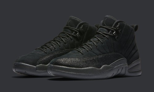 本月即将登场，OVO x Air Jordan XII 纯黑配色官图亮相