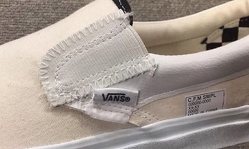 BEAMS 这次把 VANS 的棋盘格 Slip-On 给反了过来