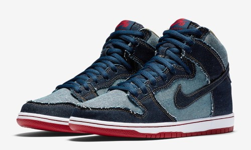 当年限量 444 双的 SB Dunk “Denim” 今年将以高帮版本再次发售