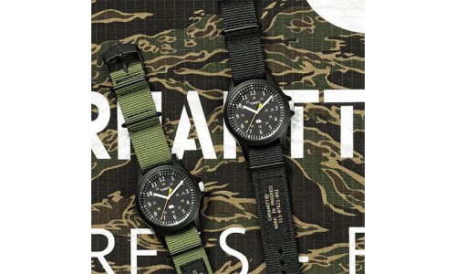 这次 Carhartt WIP 找到 TIMEX 打造了一款联乘手表
