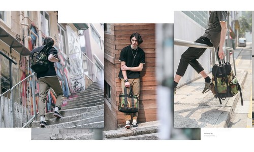 COMBACK 2017 春夏 Camo 迷彩系列包袋造型 Lookbook 发布