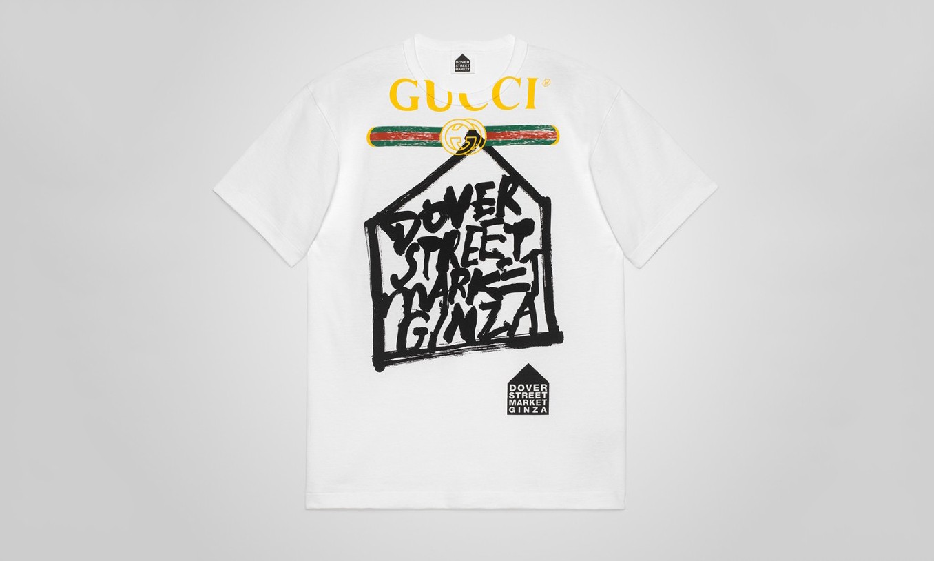 GUCCI 推出 Dover Street Market Ginza 5 周年限量 T-shirt 系列