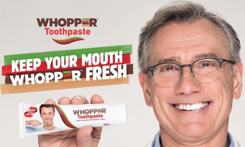 汉堡王做牙膏了？还是皇堡味的