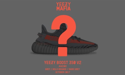 Yeezy Boost 350 V2 或将于 10 月推出带提环的灰、橘配色