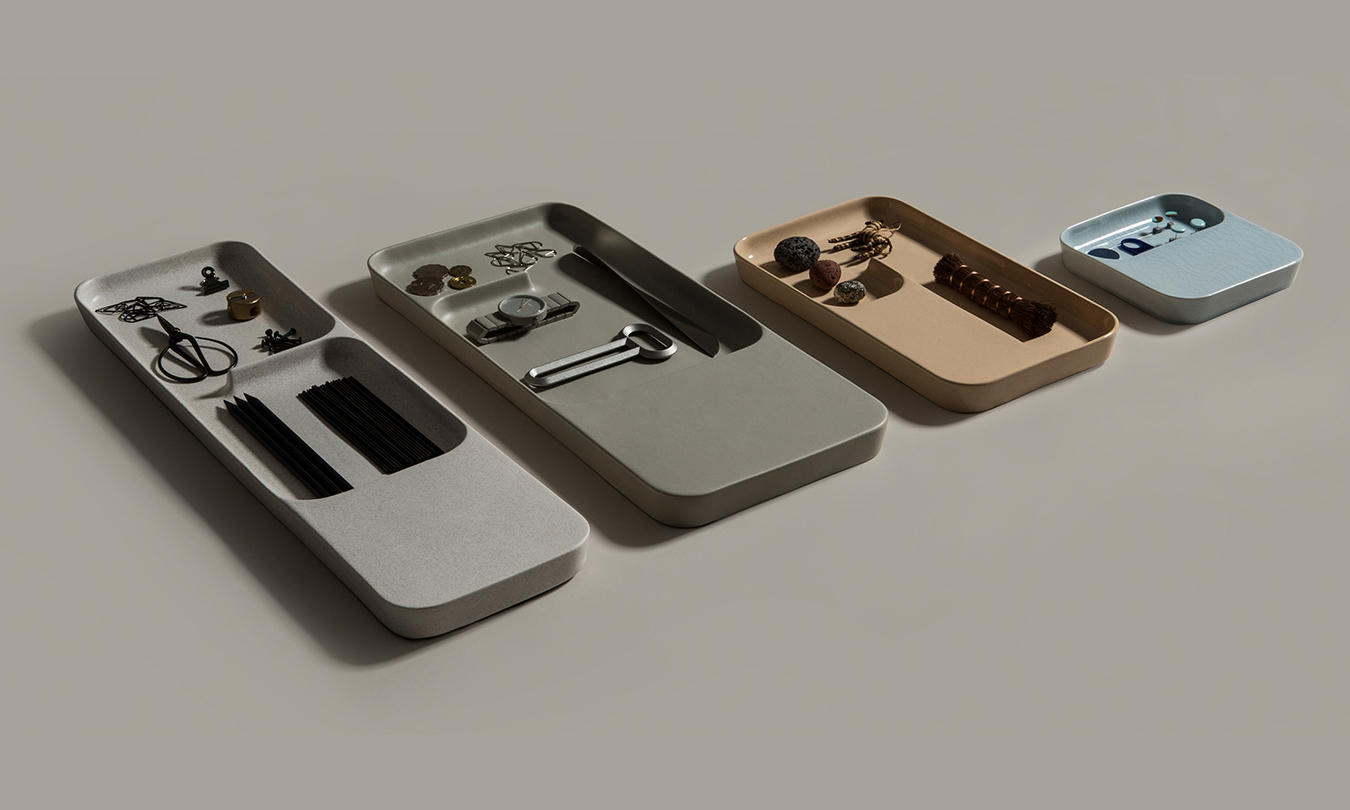 科技人性化，设计机构 Layer 推出一组陶瓷制成的充电托盘