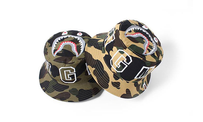 A BATHING APE® 春夏 “1ST CAMO SHARK” 渔夫帽即将发售
