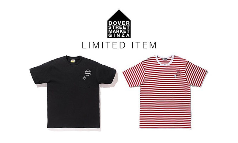 DOVER STREET MARKET GINZA x A BATHING APE® 联乘 T 恤系列即将发售