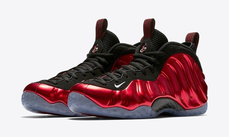 Nike 即将于本月带来 Air Foamposite One “Metallic Red” 配色