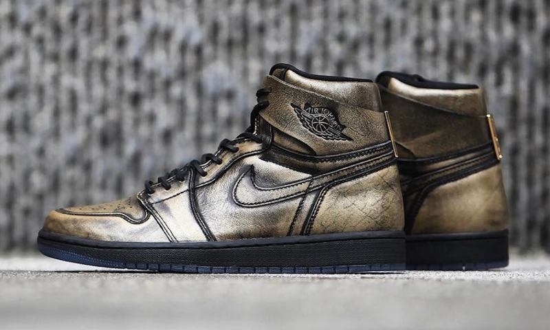 铜像般质感，Air Jordan I Retro High  限定 “Wings” 配色欣赏