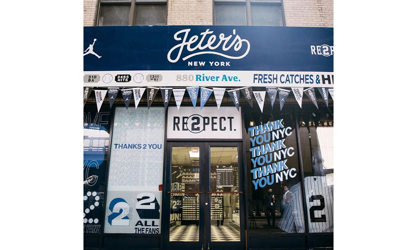 致敬传奇职棒选手 Derek Jeter，Jordan Brand 打造限定店铺