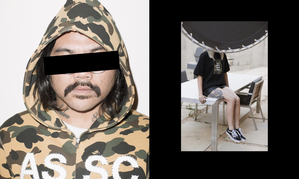 A BATHING APE® x Anti Social Social Club 造型 Lookbook 公布