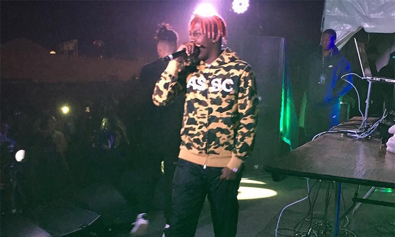 Lil Yachty 上身 A BATHING APE® x Anti Social Social Club 联乘卫衣