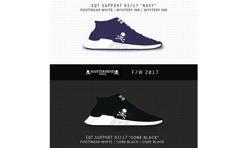 MASTERMIND WORLD 或将携手 adidas Originals 推出联乘款 EQT 93/17 Support