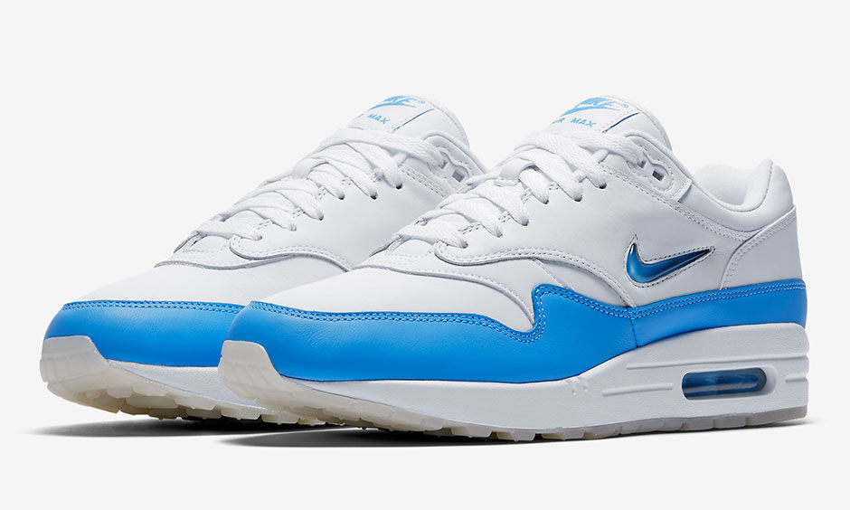 Nike 带回 “University Blue” 配色 Air Max 1 SC Jewel