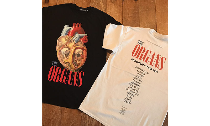 陌生的乐队搭配熟悉的图案，UNDERCOVER 推出 The Organs 系列