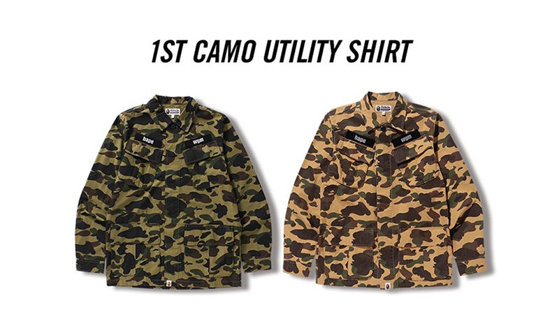 A BATHING APE® 推出 1ST CAMO 工装外套