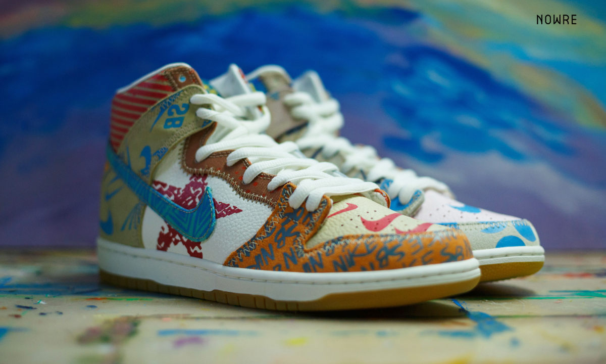 近赏 Thomas Campbell x Nike SB Dunk High Premium 鞋款