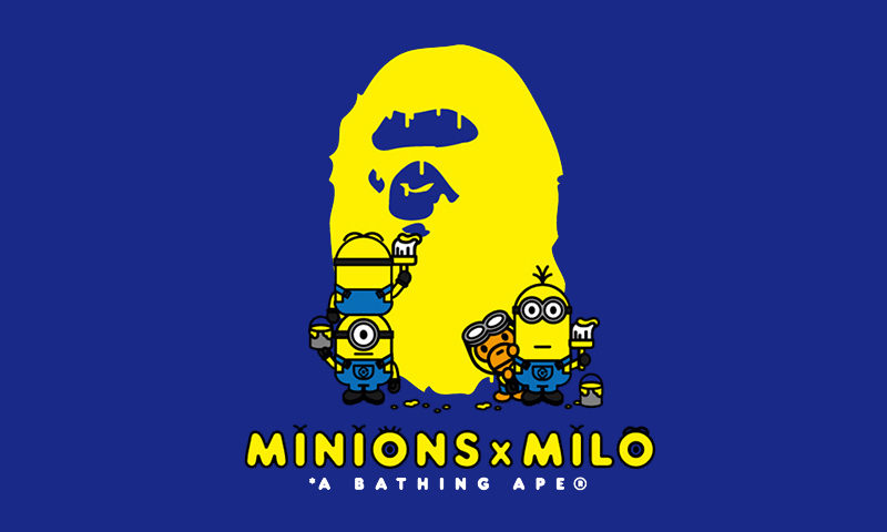 A BATHING APE®︎ x MINIONS 小黄人联名系列亮相