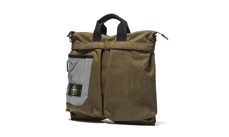 Stone Island 的新系列背包，可以一包三用