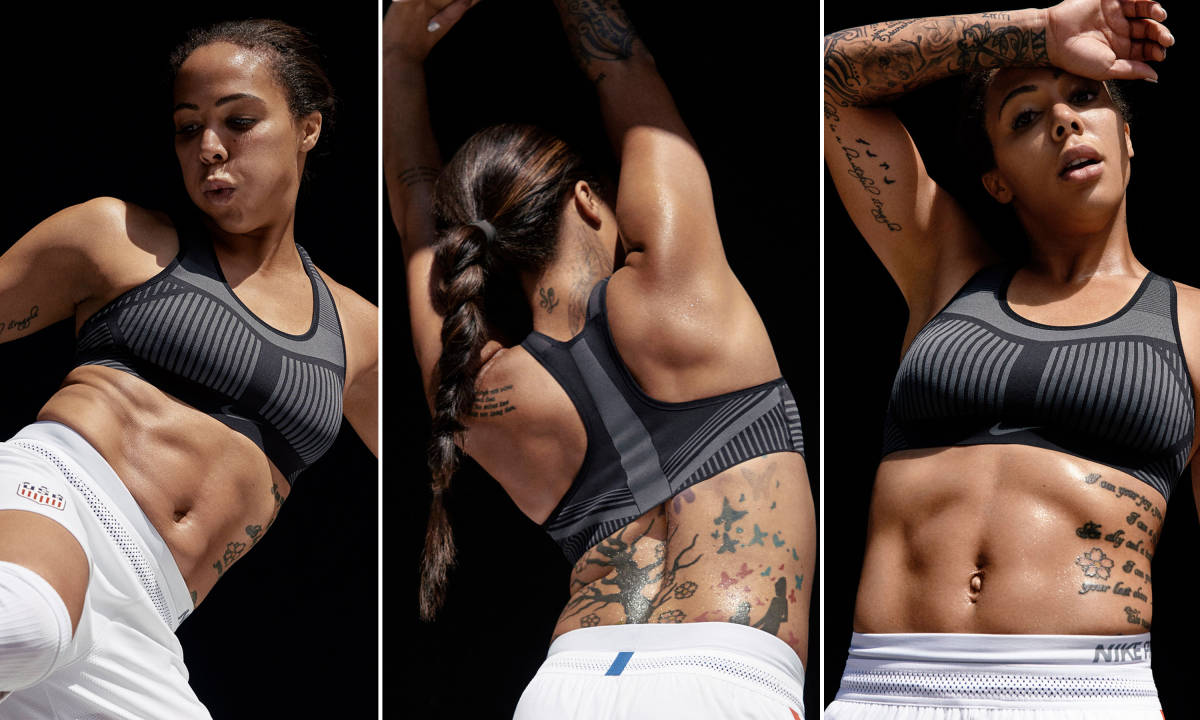 Flyknit 材质新突破，Nike FE/NOM Flyknit Bra 运动内衣发布