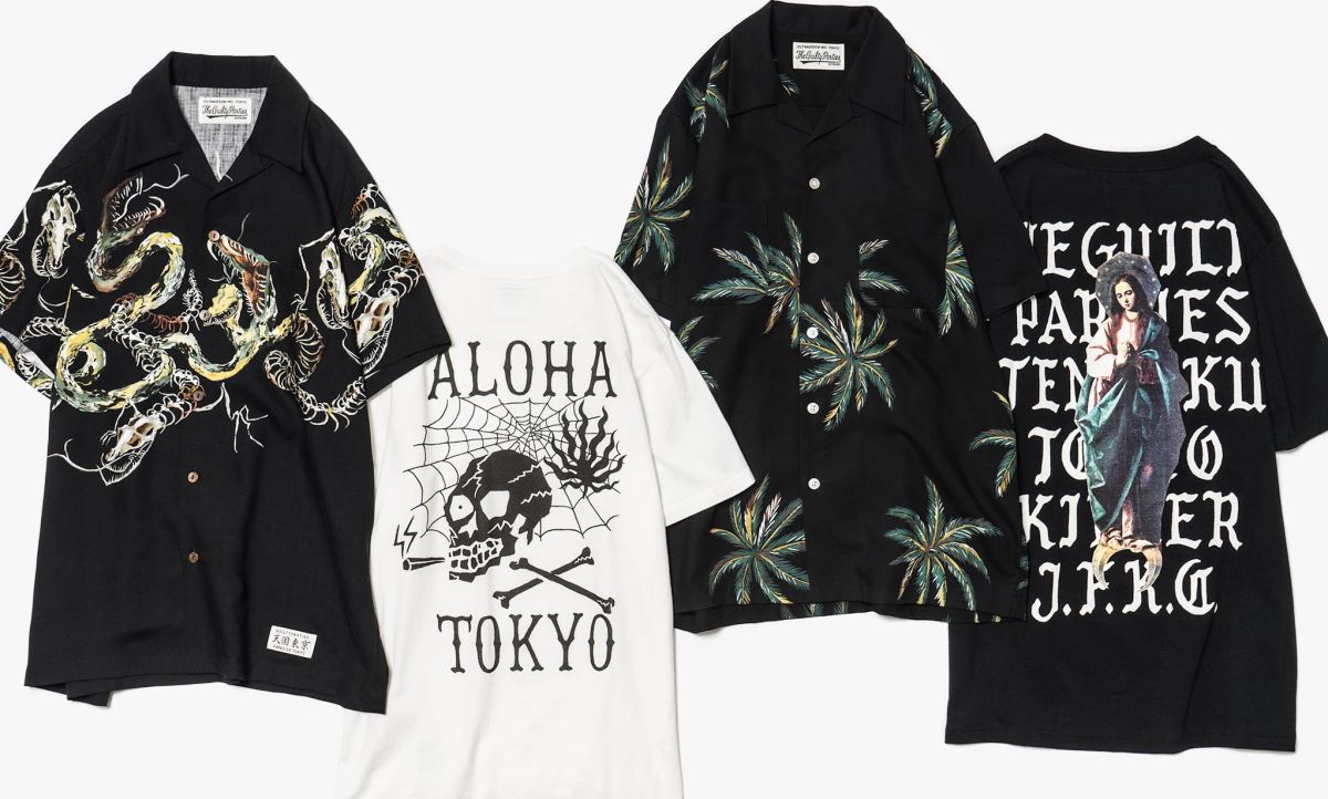 Wacko Maria 最新印花 T-shirt 和 Old School 图案衬衫开售