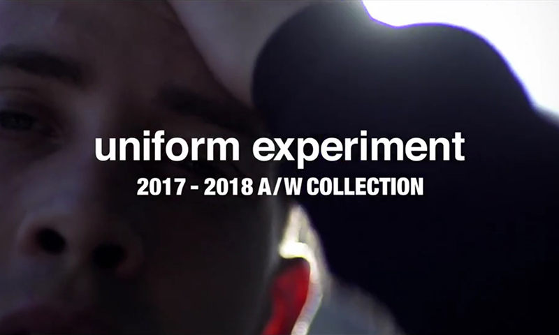 uniform experiment 发布 2017 秋冬系列视频 Lookbook