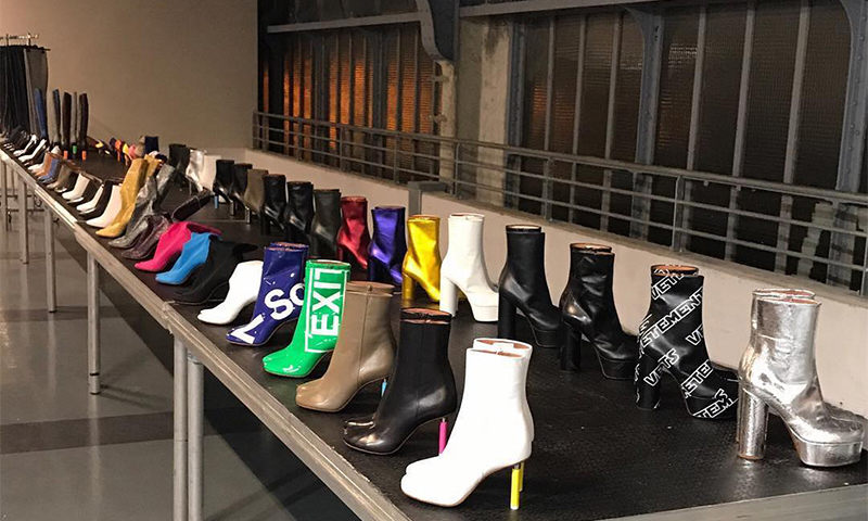 抢先预览 VETEMENTS 2018 春夏系列高跟鞋系列