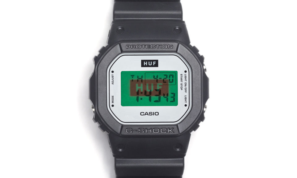 15 周年纪念，HUF x G-Shock DW5600HUF-1 即将发售